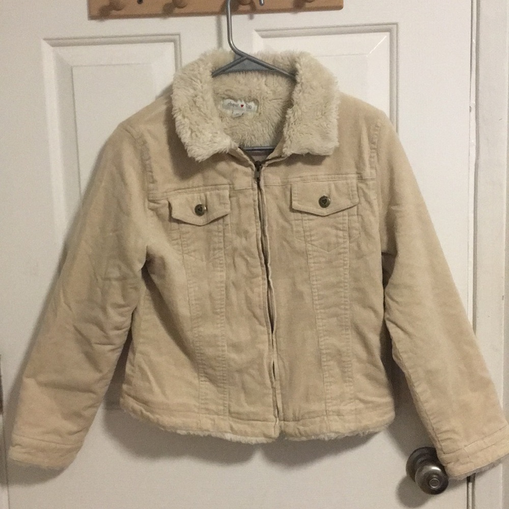 XL girls Cream Jacket.